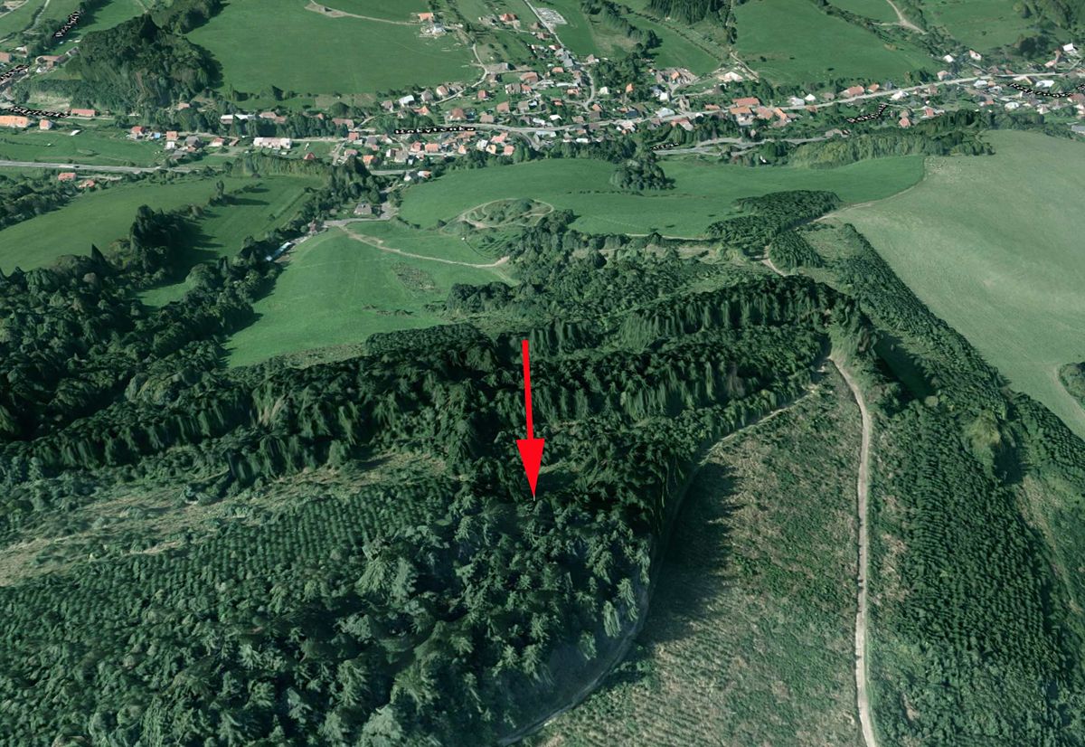 Prodej lesa 1205 m²