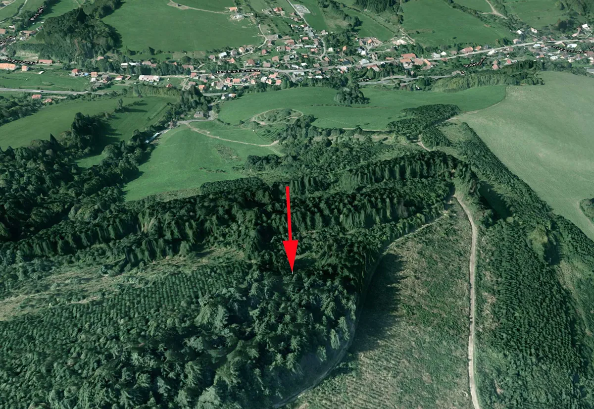 Prodej lesa 1205 m²