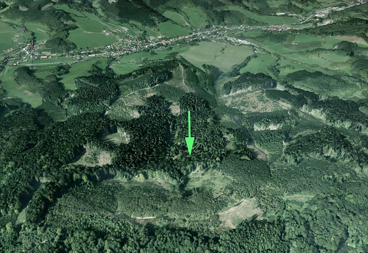 Prodej lesa 16652 m²