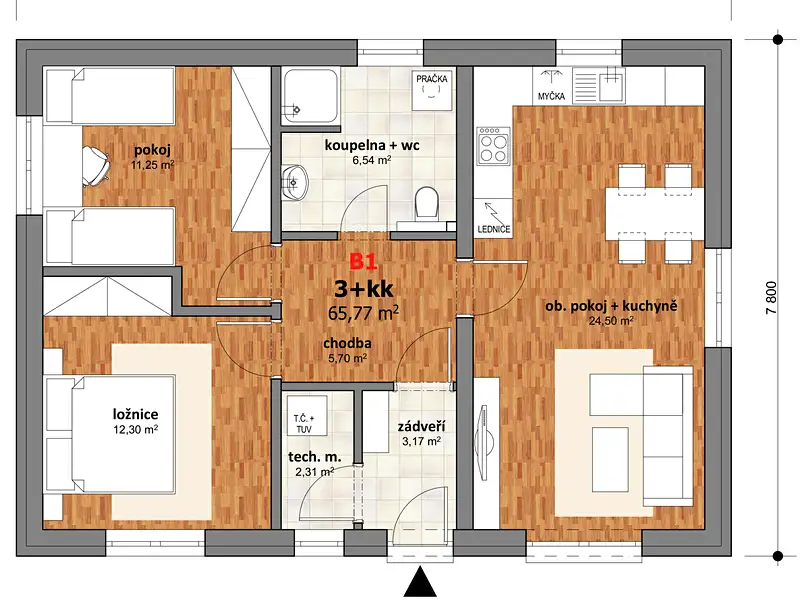 Prodej rodinného domu 65 m², pozemek 650 m², Senomaty – náhled fotky 2