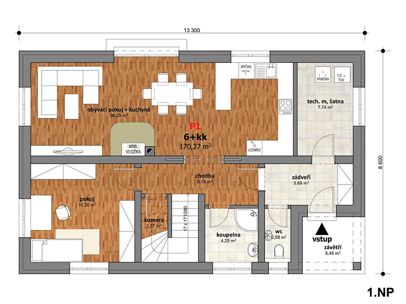 Prodej rodinného domu 170 m², pozemek 700 m², Senomaty – náhled fotky 2