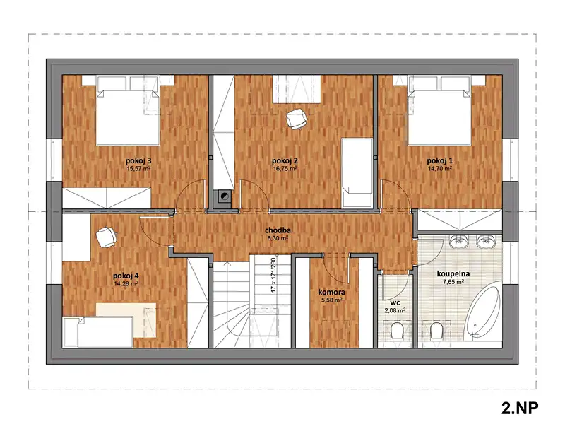 Prodej rodinného domu 170 m², pozemek 700 m², Senomaty – náhled fotky 3