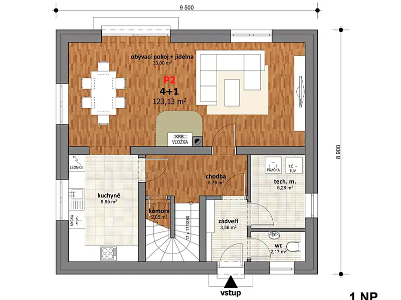 Prodej rodinného domu 123 m², pozemek 700 m², Senomaty – náhled fotky 2