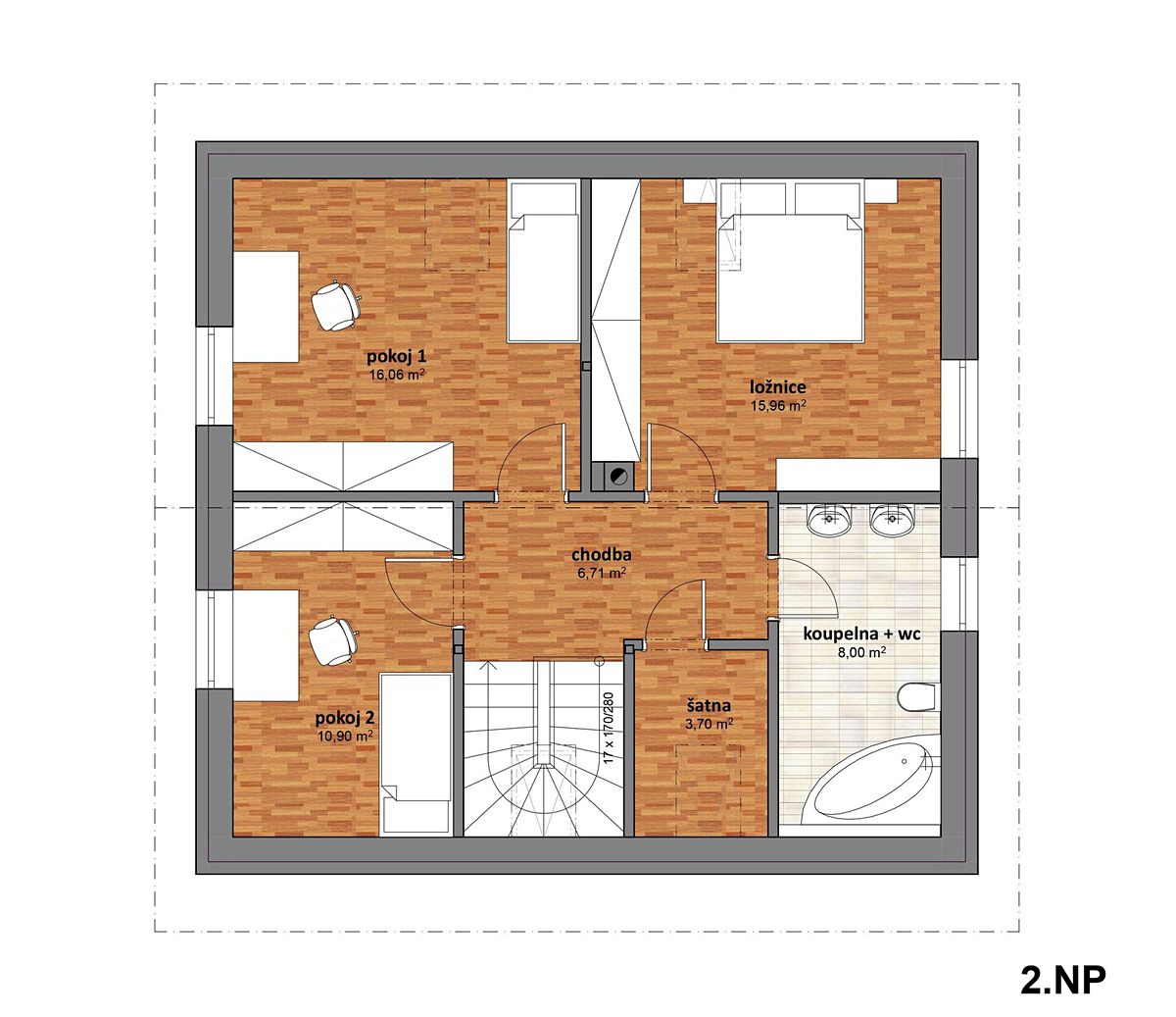 Prodej rodinného domu 123 m², pozemek 700 m² – fotografie 3