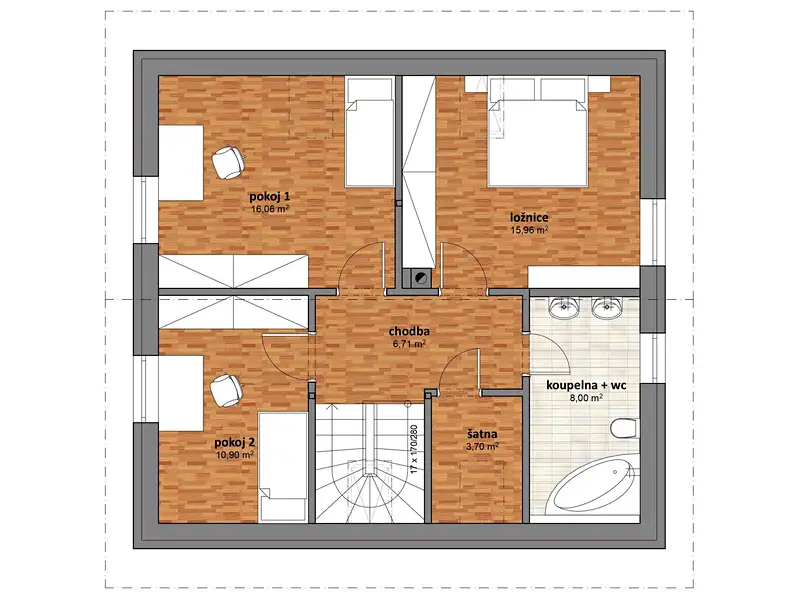 Prodej rodinného domu 123 m², pozemek 700 m², Senomaty – náhled fotky 3