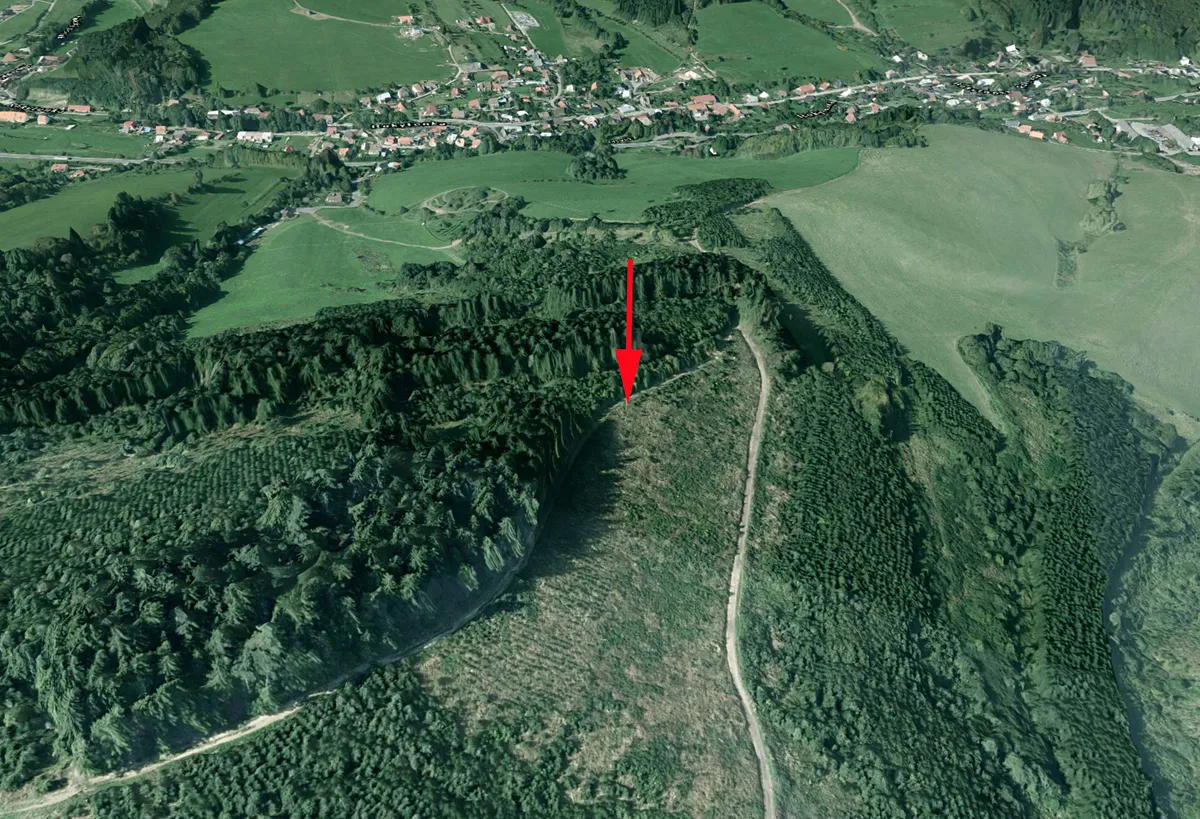 Prodej lesa 5445 m²