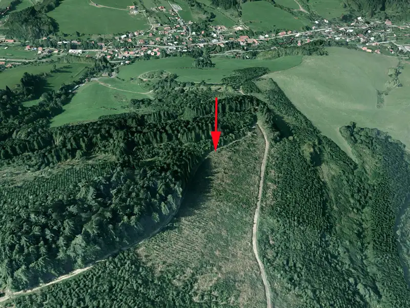 Prodej lesa 5445 m², Lhota u Vsetína – náhled fotky 1