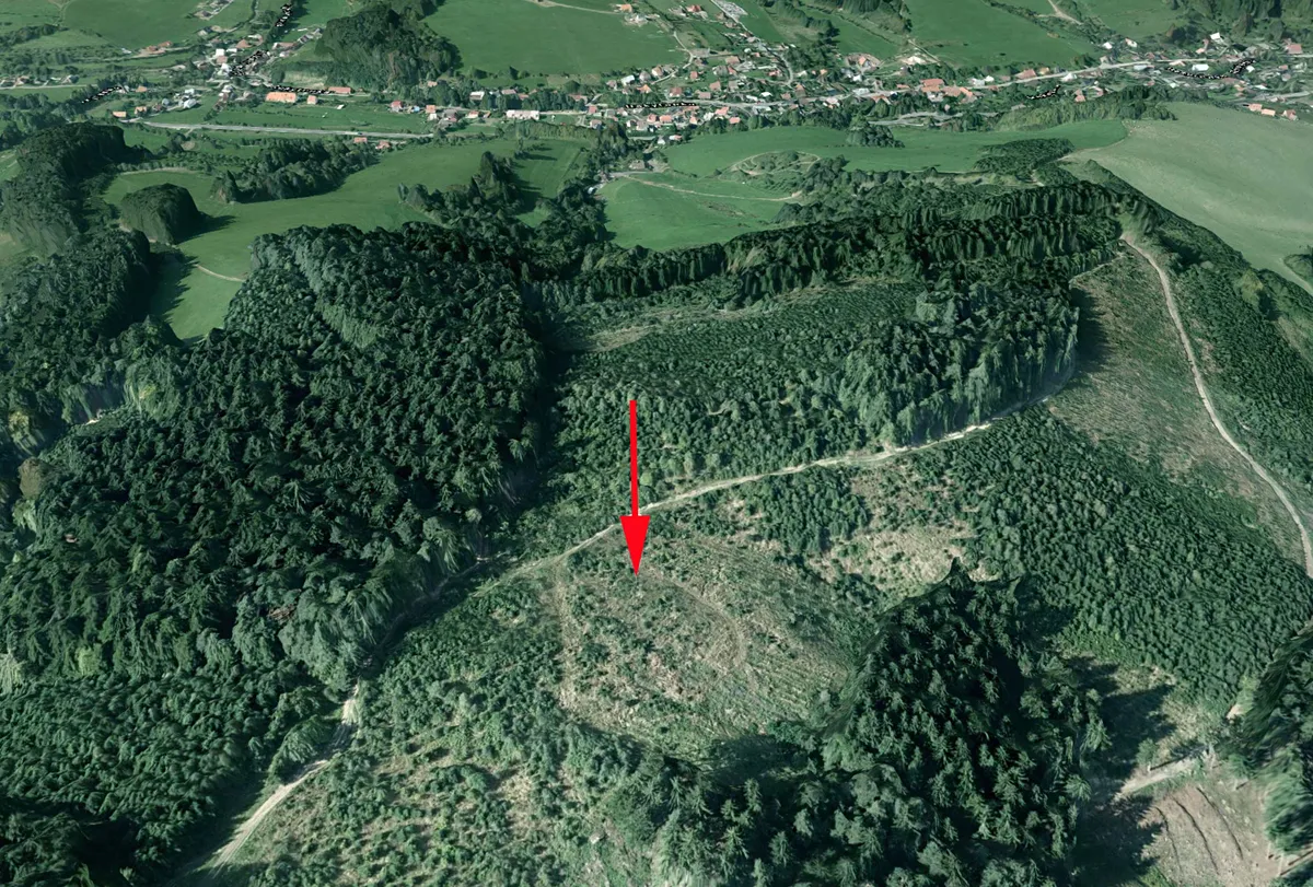 Prodej lesa 12578 m²