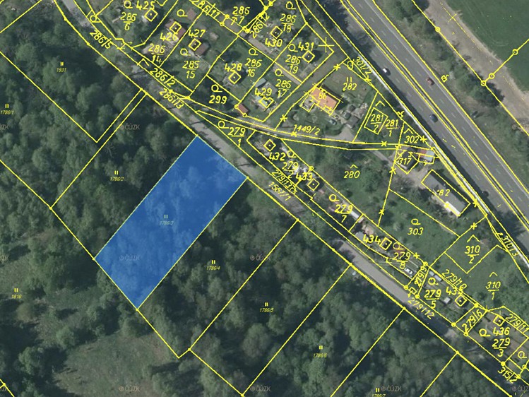 Prodej pozemku, 2 922 m² (2 z 4)