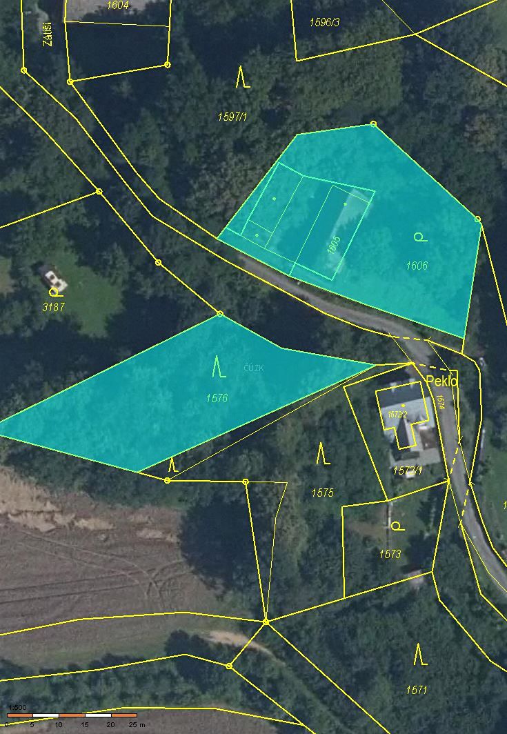 Prodej stavebního pozemku 2240 m² – fotografie 3