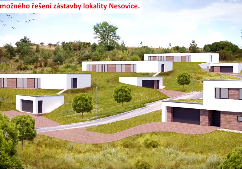 Prodej stavebního pozemku 2412 m², Nesovice – náhled fotky 3