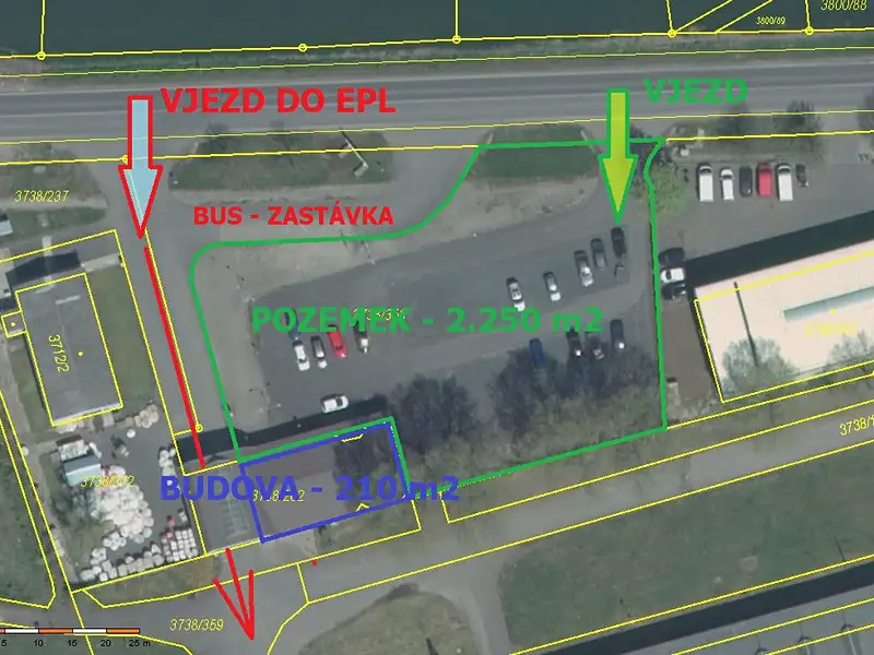 Pronájem komerčního pozemku 2250 m², Louny – náhled fotky 3