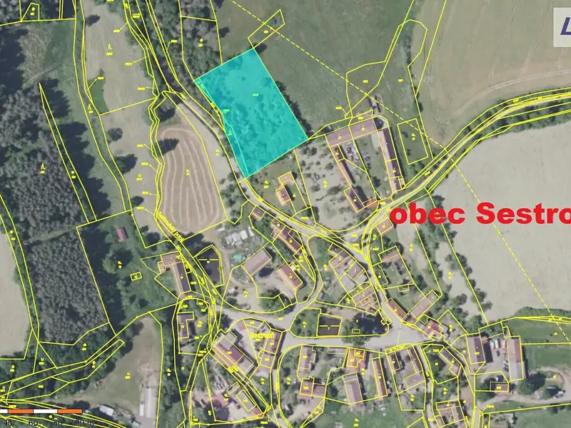 Prodej stavebního pozemku 4736 m², Sedlčany – náhled fotky 3