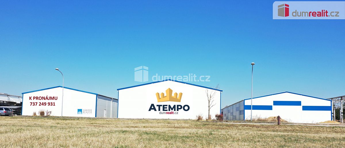 Pronájem výrobní haly, prostoru 1421 m²