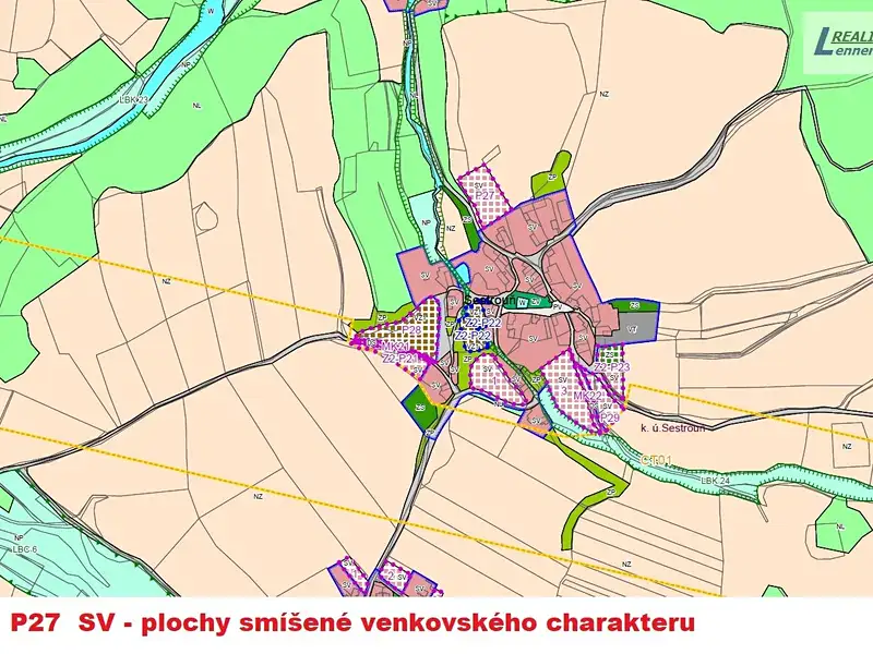 Prodej stavebního pozemku 4736 m², Sedlčany – náhled fotky 2