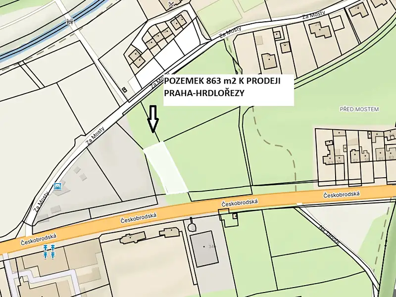 Prodej pozemku 863 m², Praha – náhled fotky 2