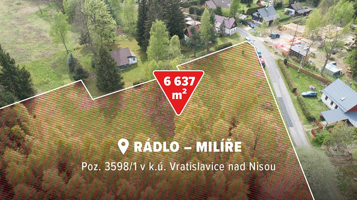 Prodej stavebního pozemku 6637 m²