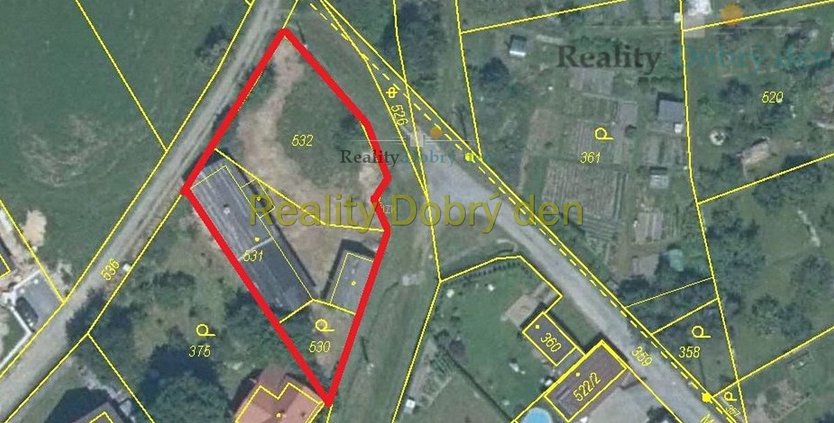 Prodej stavebního pozemku 863 m², Hradec nad Moravicí – fotka 1 z 3