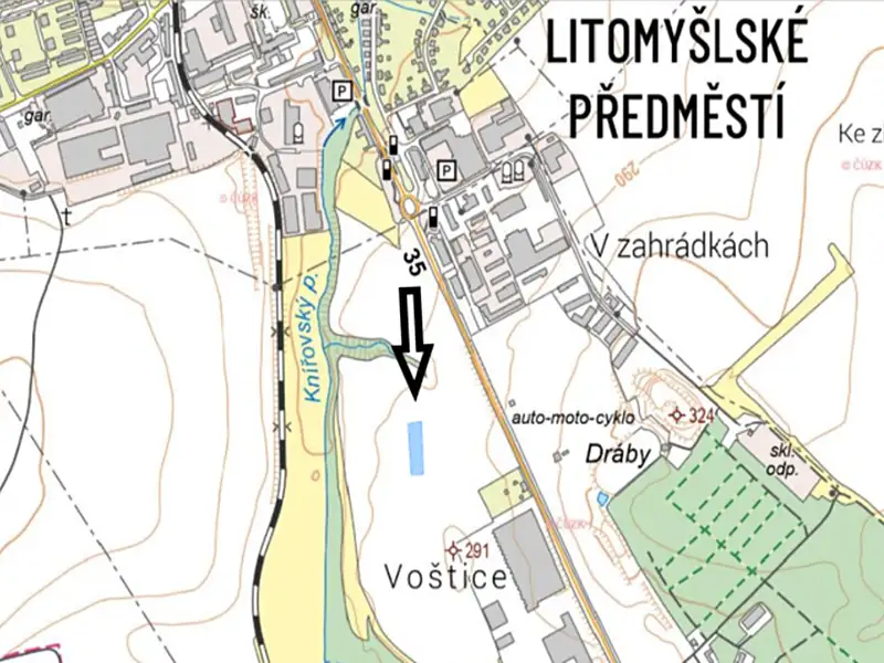 Prodej komerčního pozemku 3383 m², Vysoké Mýto – náhled fotky 3