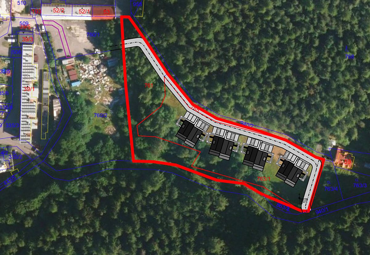 Prodej stavebního pozemku 7289 m², Merklín – fotka 1 z 3