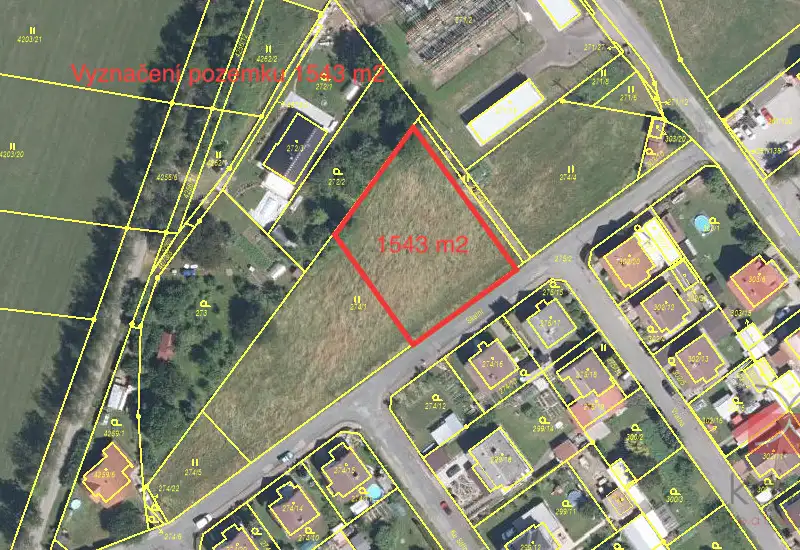 Prodej stavebního pozemku 1543 m², Chotěboř – náhled fotky 1