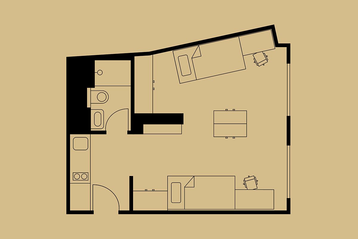 Pronájem bytu pokoje 31 m² – fotografie 5