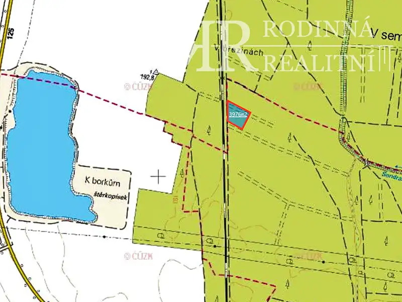 Prodej lesa 3976 m², Ovčáry – náhled fotky 3