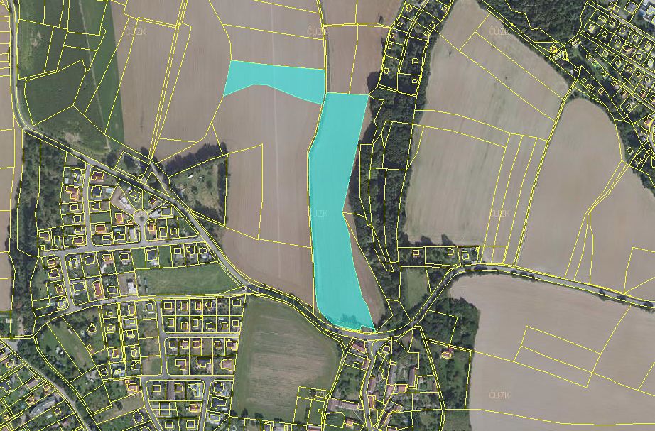 Prodej pole 27198 m², Říčany – fotka 1 z 3