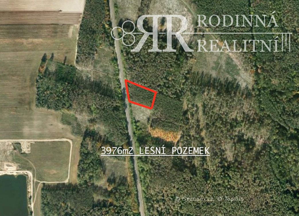 Prodej lesa 3976 m², Ovčáry – fotka 1 z 3