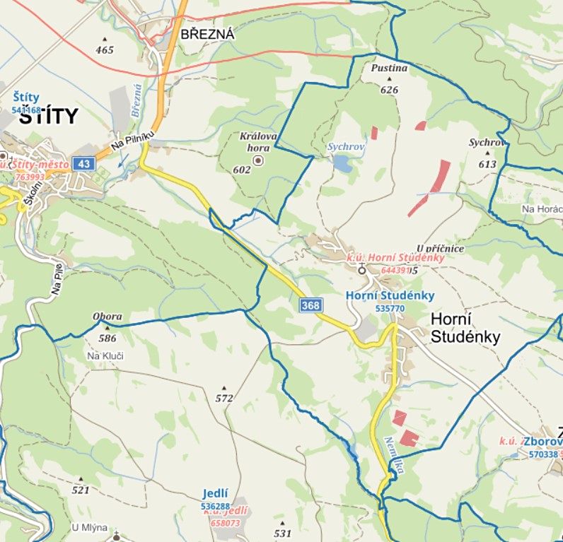 Prodej louky 76032 m²