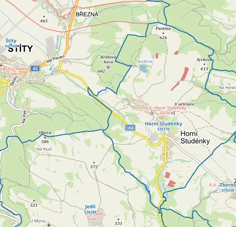 Prodej louky 76032 m²