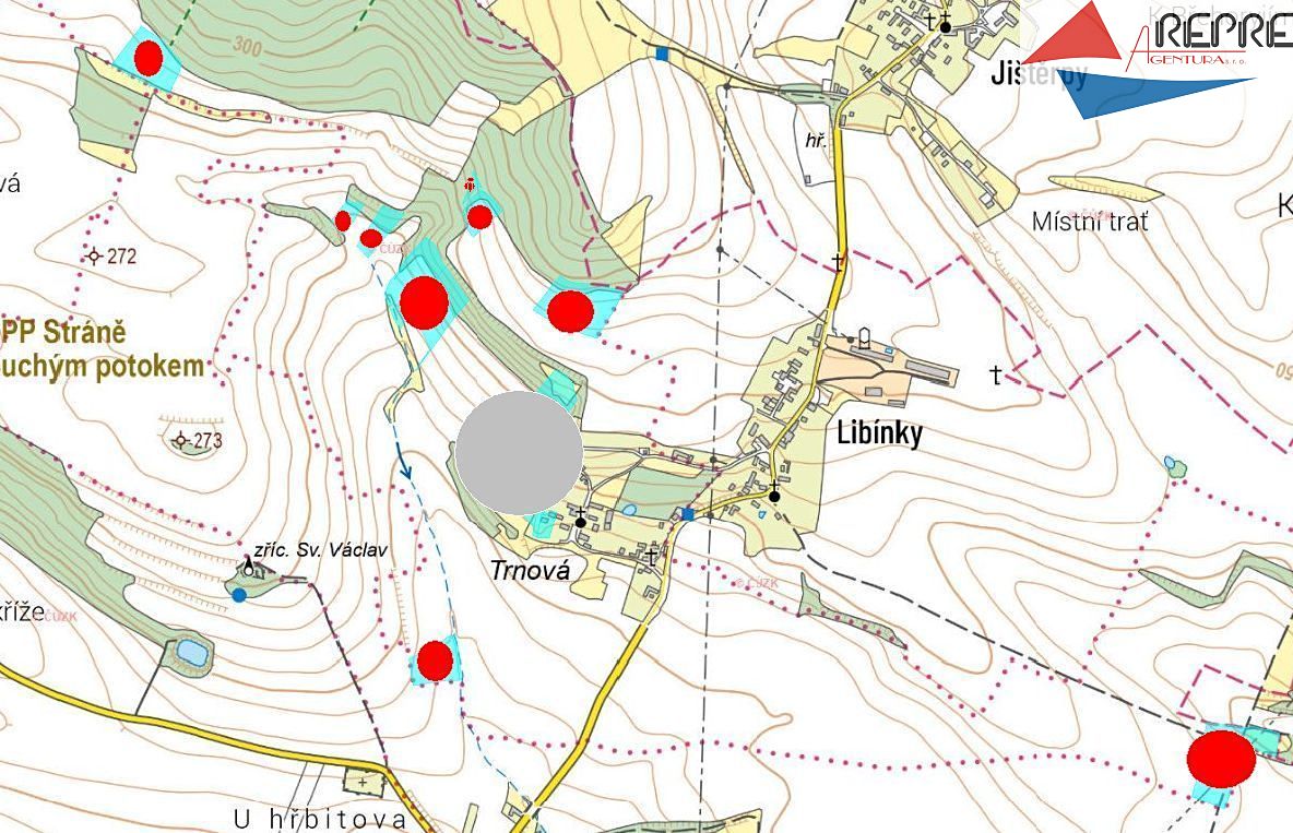 Prodej pole 99692 m², Polepy – fotka 1 z 3