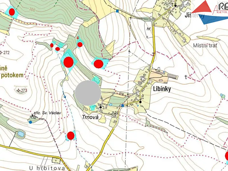 Prodej pole 99692 m², Polepy – náhled fotky 1