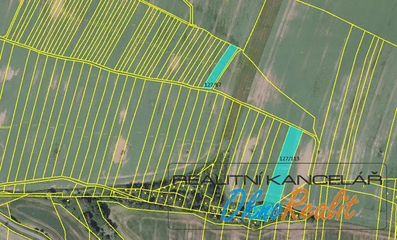 Prodej pole 2073 m²