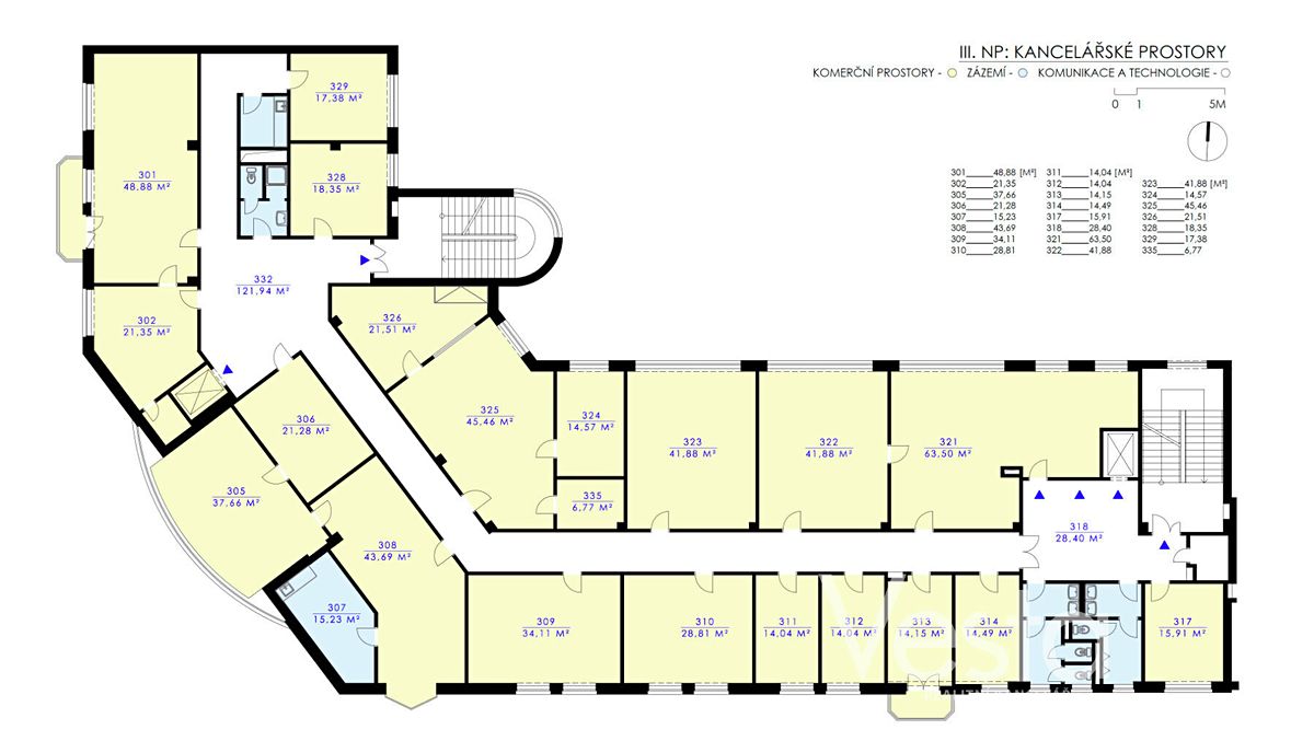Pronájem kanceláře 800 m² – fotografie 4