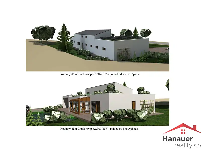Prodej stavebního pozemku 1950 m², Chuderov – náhled fotky 3