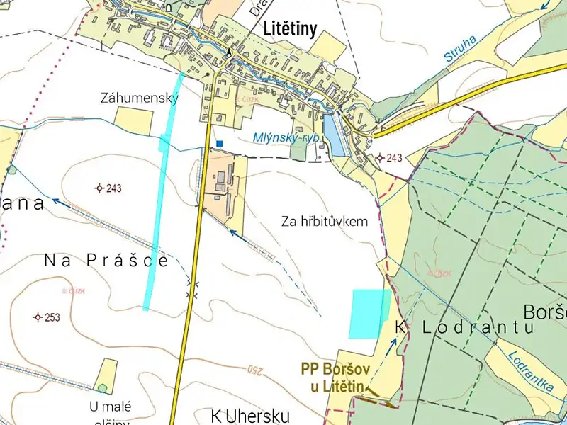 Prodej pole 15905 m², Dolní Roveň – náhled fotky 1