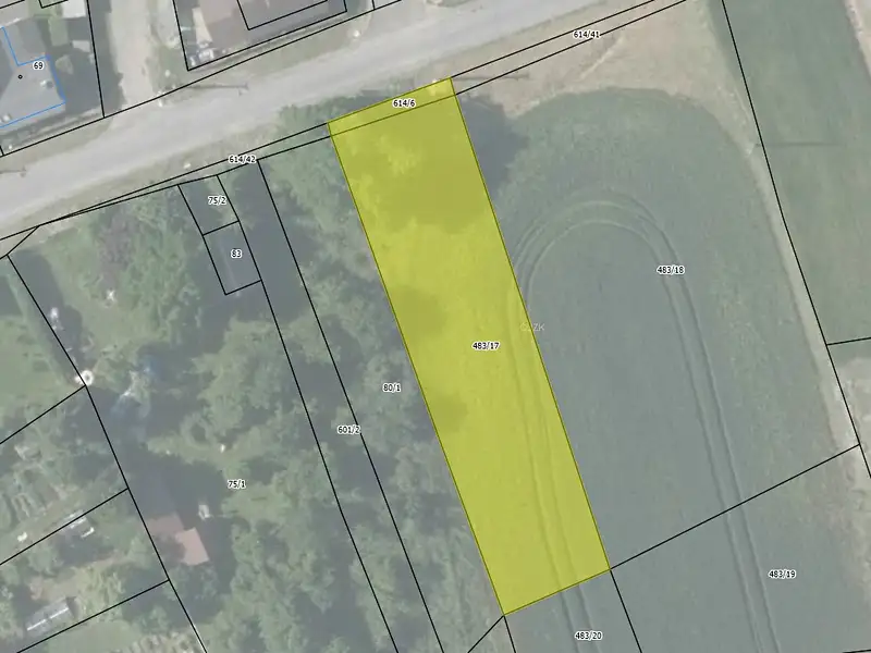 Prodej stavebního pozemku 894 m², Luká – náhled fotky 1