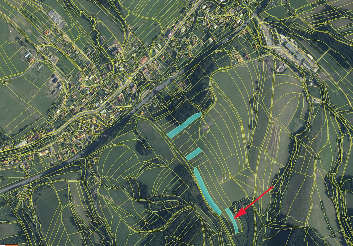 Prodej pole 1270 m² – fotografie 2