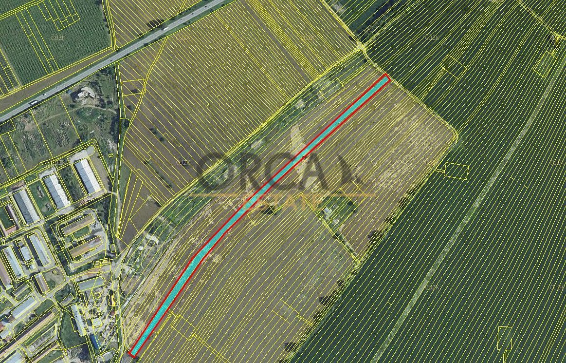 Prodej pole 9415 m², Hrušky – fotka 1 z 3