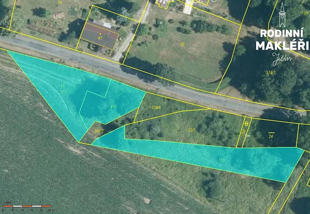 Prodej louky 2635 m², Všeruby – fotka 1 z 3