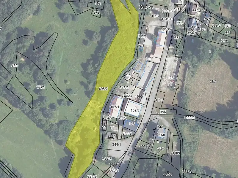 Prodej pozemku 5983 m², Oskava – náhled fotky 1