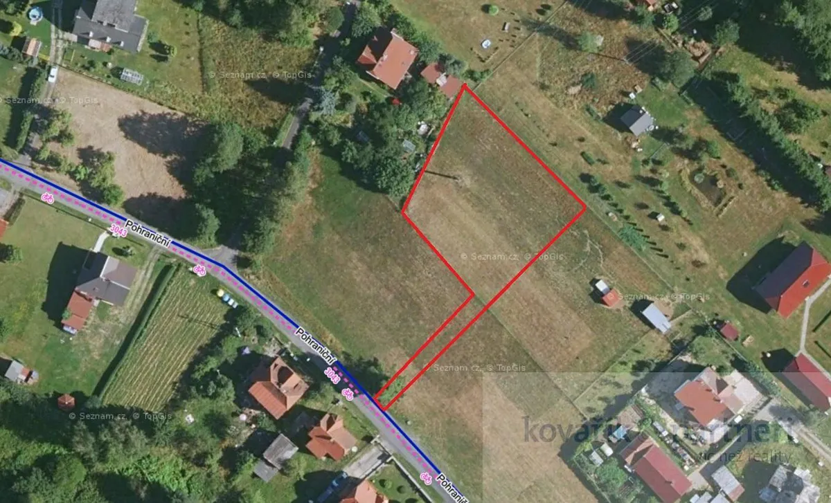 Prodej stavebního pozemku 1534 m²