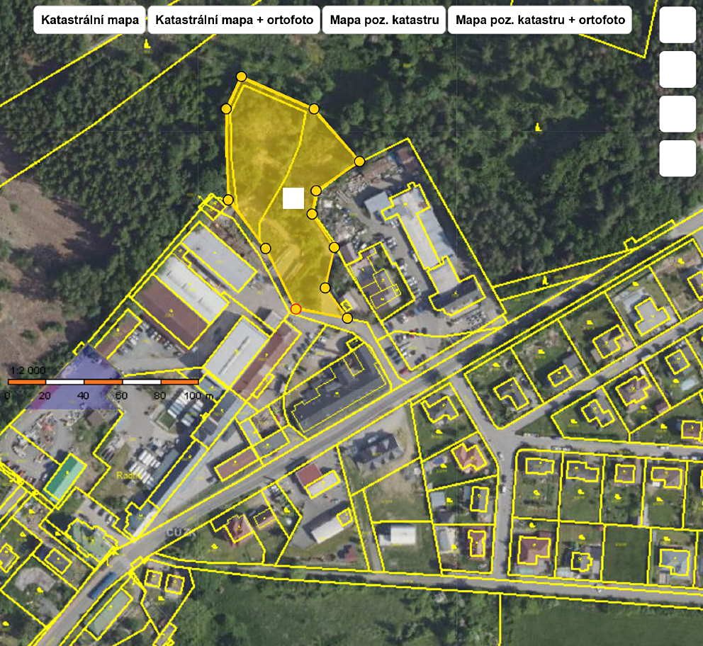 Prodej pozemku 5724 m², Jílové u Prahy – fotka 1 z 3