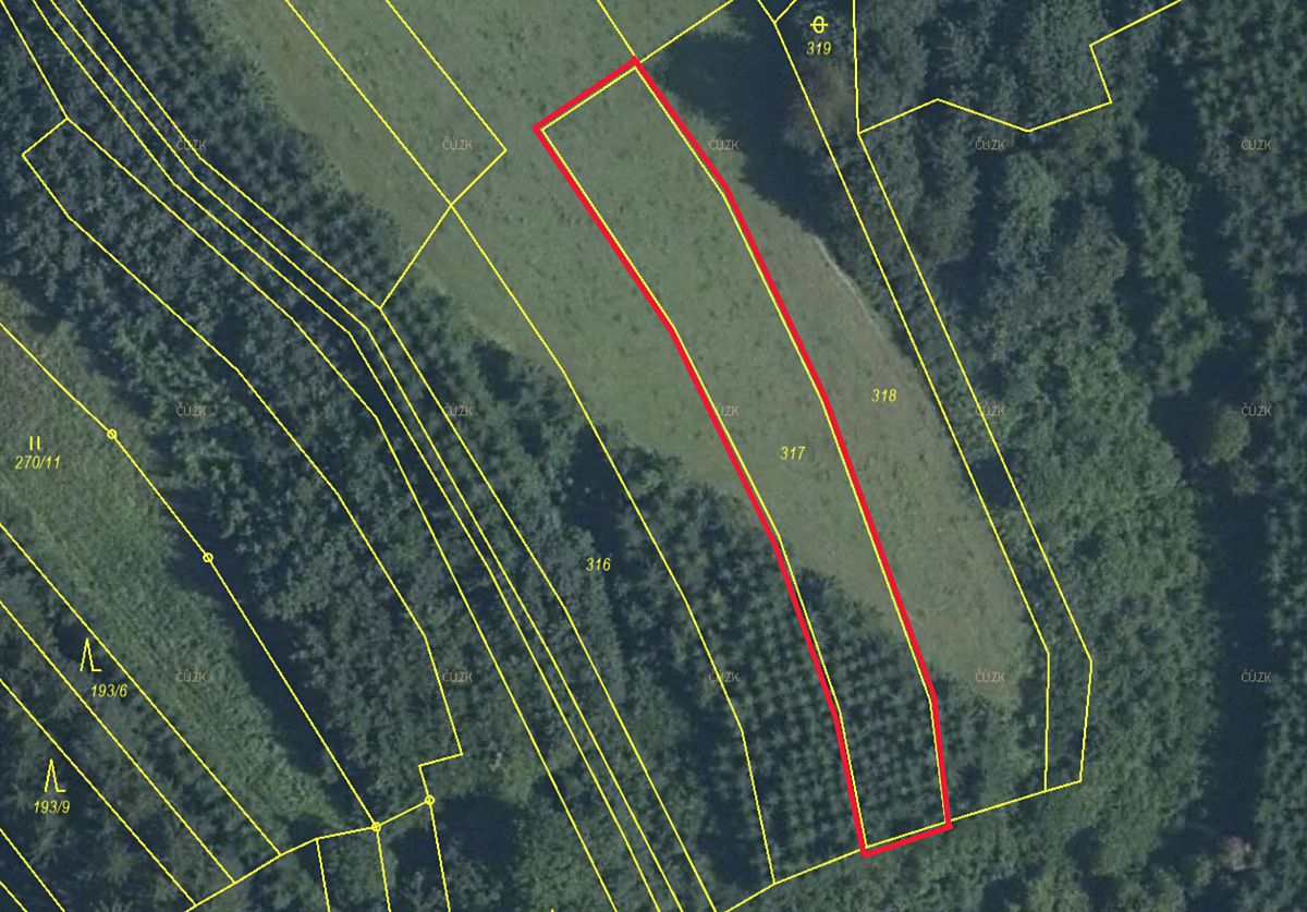Prodej pole 1270 m² – fotografie 3