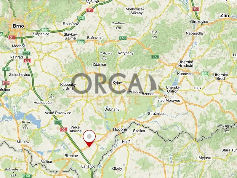 Prodej pole 9415 m², Hrušky – náhled fotky 2