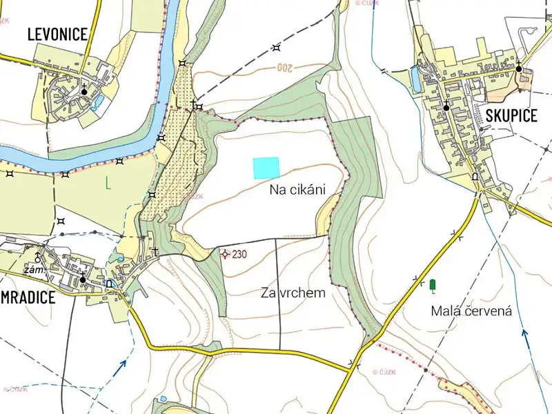 Prodej pole 8004 m², Postoloprty – náhled fotky 3