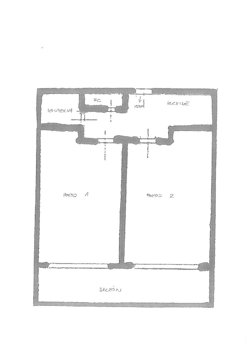 Pronájem bytu 2+kk 50 m² – fotografie 3