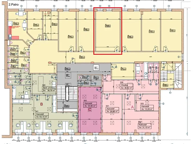 Pronájem kanceláře 31 m², Sedliště – náhled fotky 3