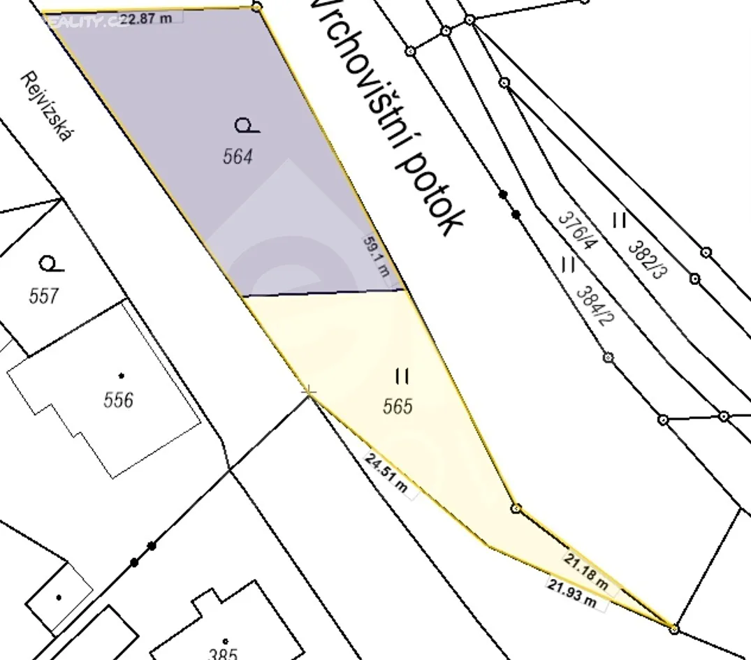 Prodej stavebního pozemku 1005 m², Jeseník
